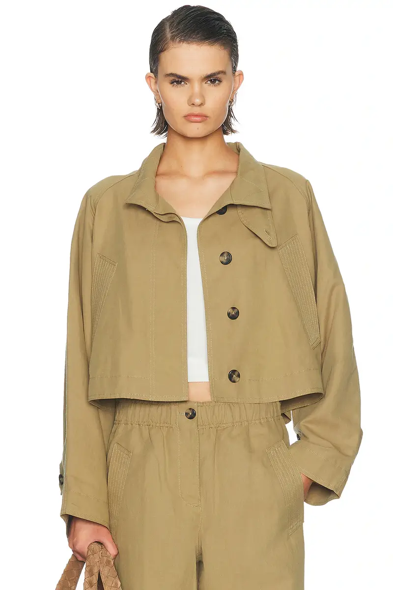 Helmut Lang Cropped Trench Jacket | Thumbnail 2 Helmut Lang Cropped Trench Jacket | Thumbnail 2