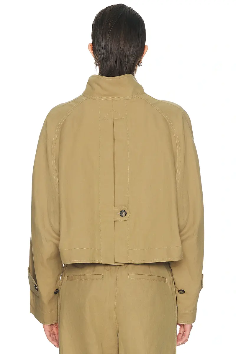 Helmut Lang Cropped Trench Jacket | Thumbnail 4 Helmut Lang Cropped Trench Jacket | Thumbnail 4