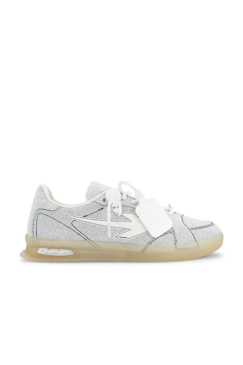 Off-White Denim End Of Play Sneakers | Image 1 Off-White Denim End Of Play Sneakers | Image 1