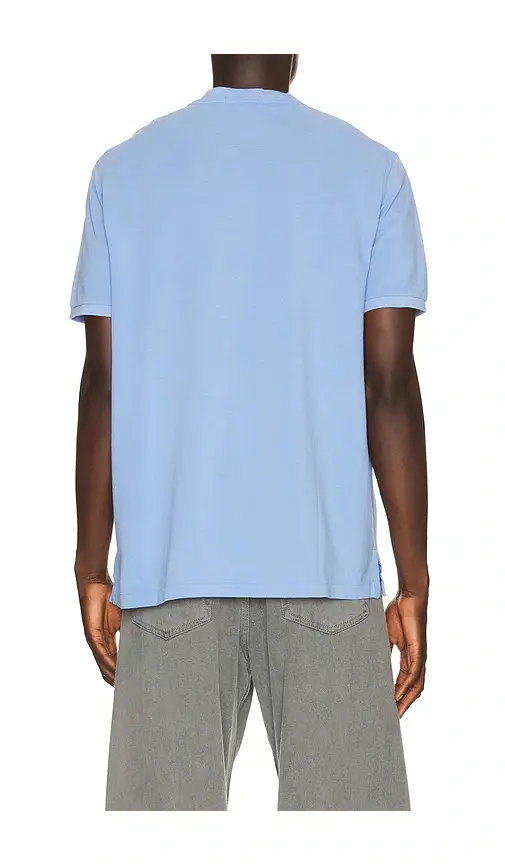 Polo Ralph Lauren Short Sleeve Garment Dyed Featherweight Mesh Henley T-Shirt | Thumbnail 7