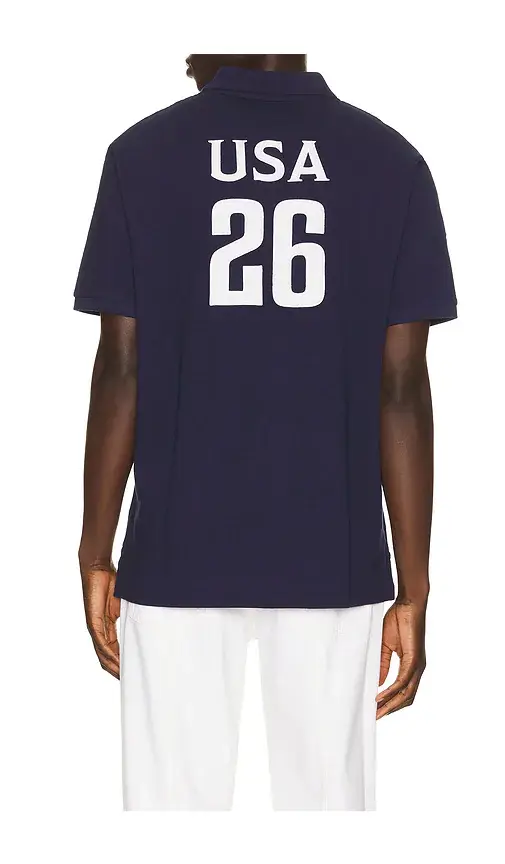 Polo Ralph Lauren Short Sleeve USA Mesh Polo | Thumbnail 7
