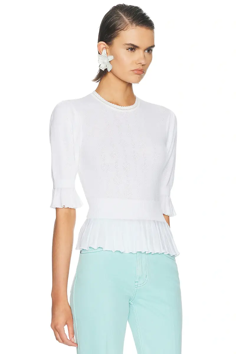 Chloe Pointelle Sweater | Thumbnail 2 Chloe Pointelle Sweater | Thumbnail 2