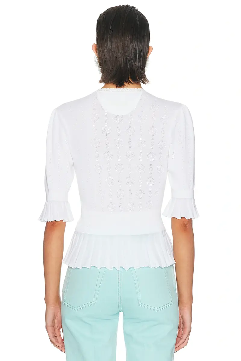 Chloe Pointelle Sweater | Thumbnail 3 Chloe Pointelle Sweater | Thumbnail 3