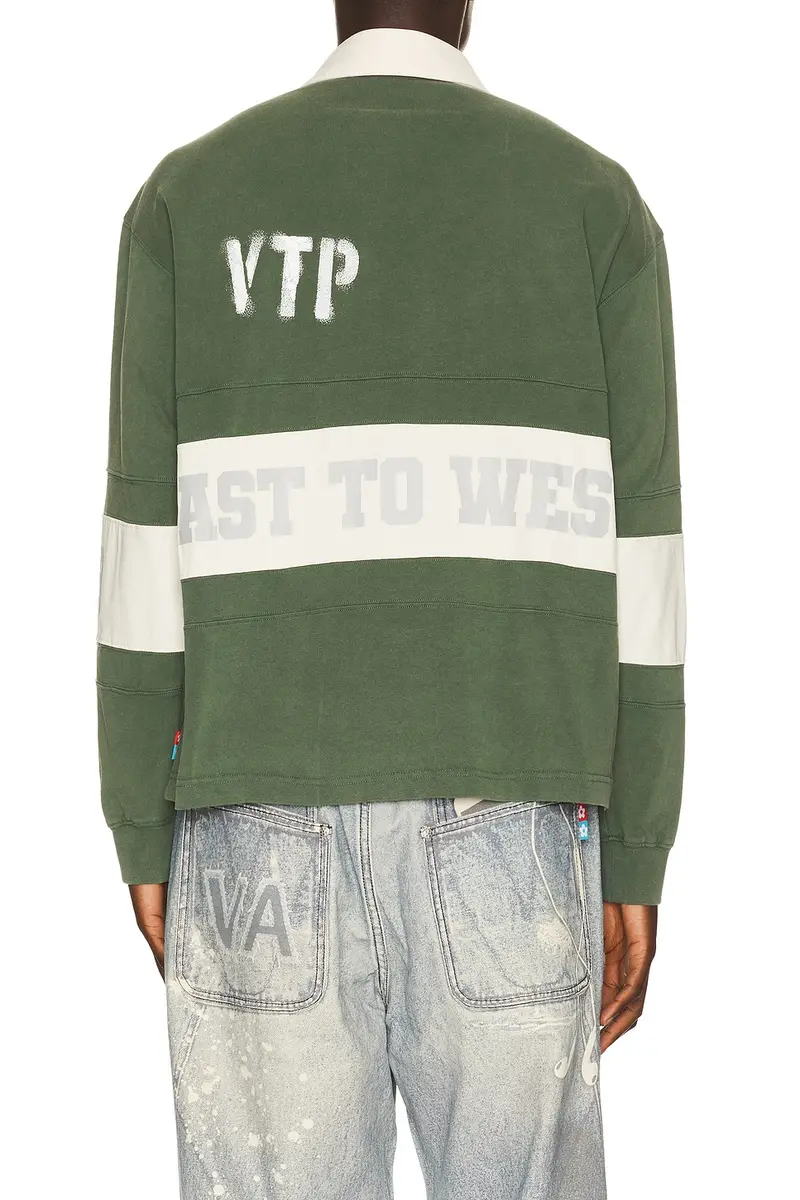 VANDYTHEPINK Washed Long Sleeve Rugby | Thumbnail 4