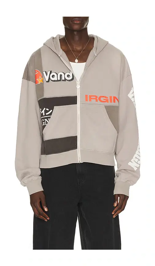 VANDYTHEPINK Paneled Zip Up Hoodie | Thumbnail 7 VANDYTHEPINK Paneled Zip Up Hoodie | Thumbnail 7