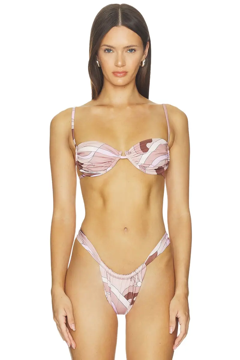 Pisces Ruched Bikini Top Pisces Ruched Bikini Top