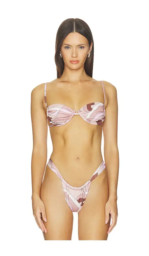 CIN CIN Pisces Ruched Bikini Top | Image 1 CIN CIN Pisces Ruched Bikini Top | Image 1