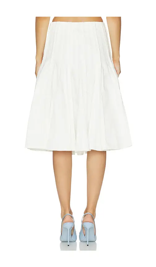 Markgong Pleated Midi Skirt | Thumbnail 4 Markgong Pleated Midi Skirt | Thumbnail 4