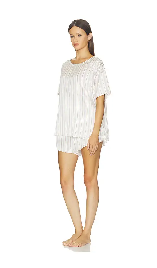 Lunya Washable Silk Tee Pajama Set | Thumbnail 2