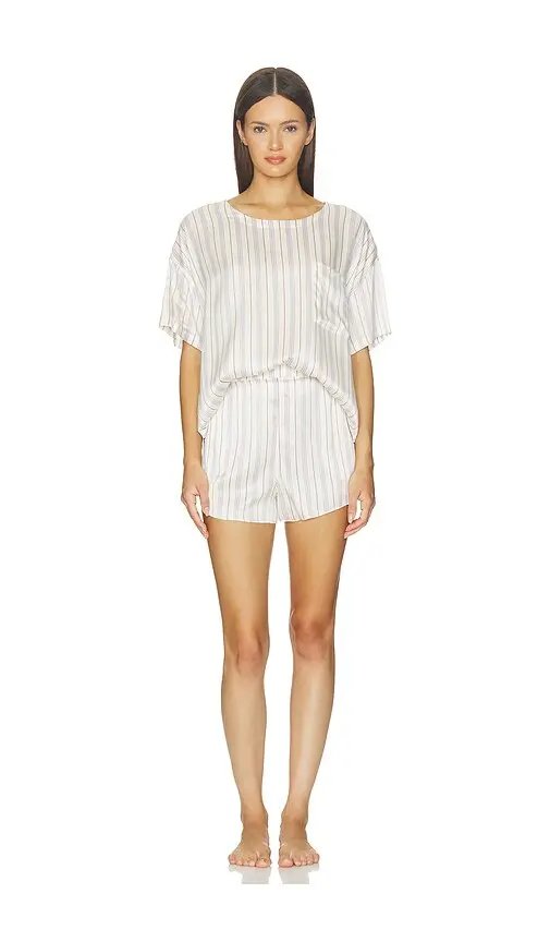 Lunya Washable Silk Tee Pajama Set | Thumbnail 4