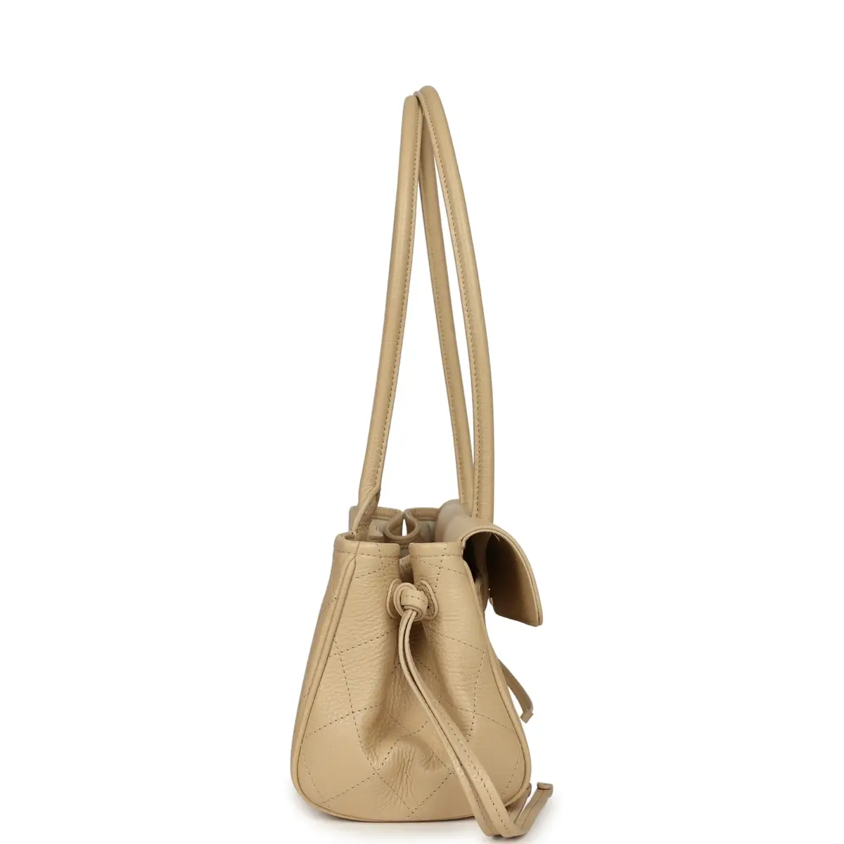 Chanel Chanel Small "Urban Essential" East West Shopping Tote Light Beige Caviar Gold Hardware (Copy) | Thumbnail 3