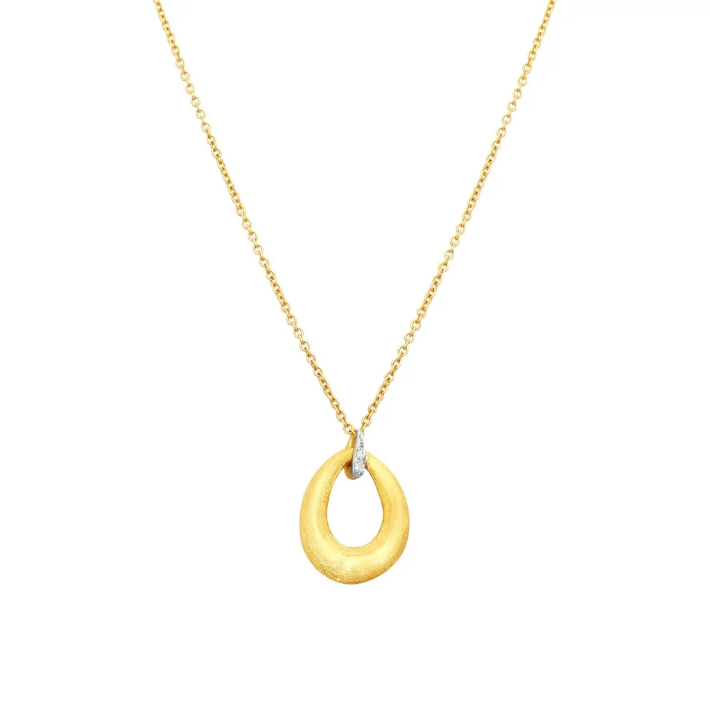MARCO BICEGO Marco Bicego Lucia 18K Yellow Gold Diamond Pendant Necklace by The Solist