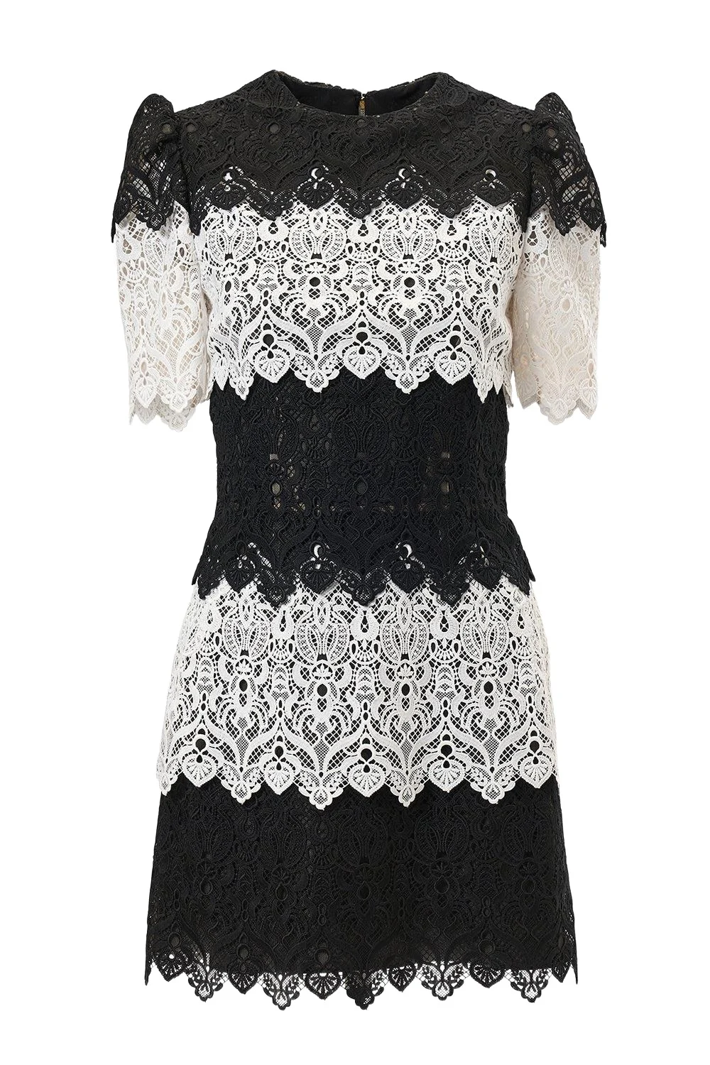 Short Sleeve Crewneck Mini Dress