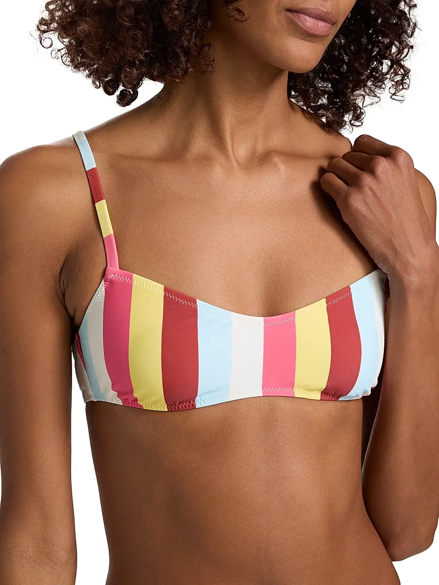 Solid & Striped Women's The Rachel Stripe Bikini Top | Thumbnail 6 Solid & Striped Women's The Rachel Stripe Bikini Top | Thumbnail 6