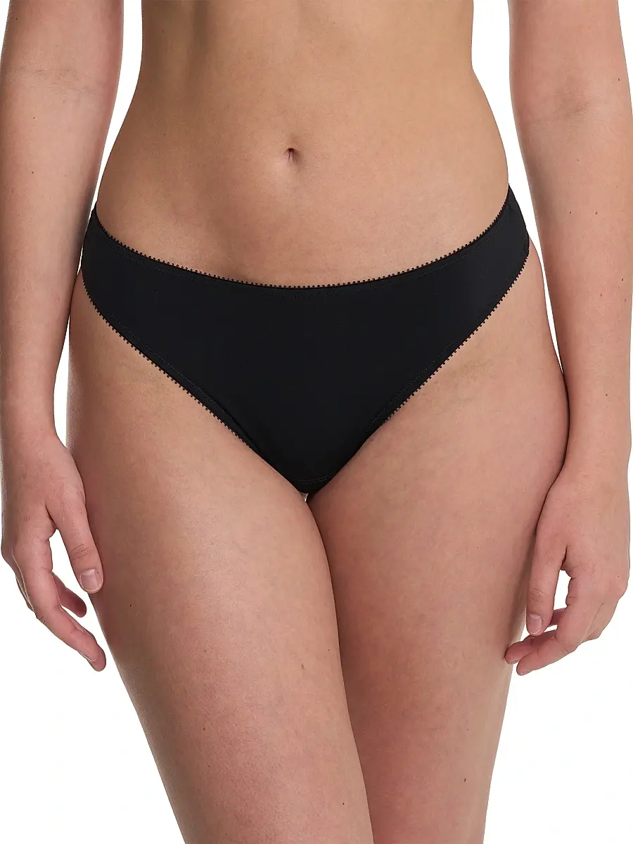 Natori Women's Persuasion Stretch Lace Thong - Black - Size XL | Image 1 Natori Women's Persuasion Stretch Lace Thong - Black - Size XL | Image 1