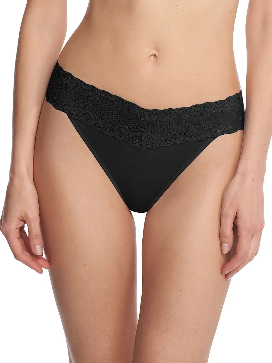 Natori Women's Bliss Perfection One Size Thong 3-Pack | Thumbnail 2 Natori Women's Bliss Perfection One Size Thong 3-Pack | Thumbnail 2