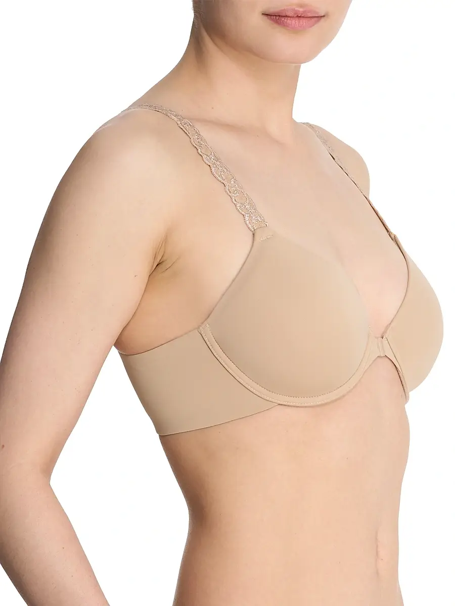Natori Women's Pure Luxe Convertible Front Close T-Shirt Bra | Thumbnail 2 Natori Women's Pure Luxe Convertible Front Close T-Shirt Bra | Thumbnail 2