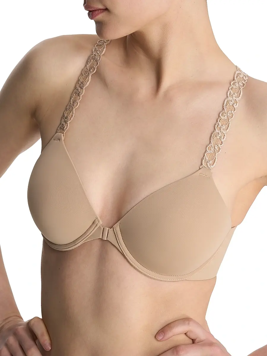 Natori Women's Pure Luxe Convertible Front Close T-Shirt Bra | Thumbnail 5 Natori Women's Pure Luxe Convertible Front Close T-Shirt Bra | Thumbnail 5