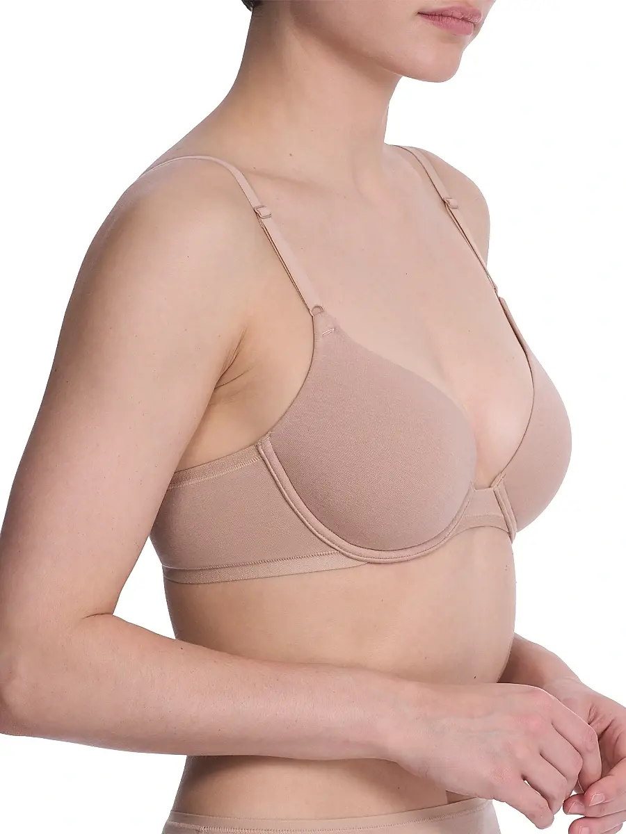 Natori Women's Bliss Cotton Convertible T-Shirt Bra | Thumbnail 2 Natori Women's Bliss Cotton Convertible T-Shirt Bra | Thumbnail 2