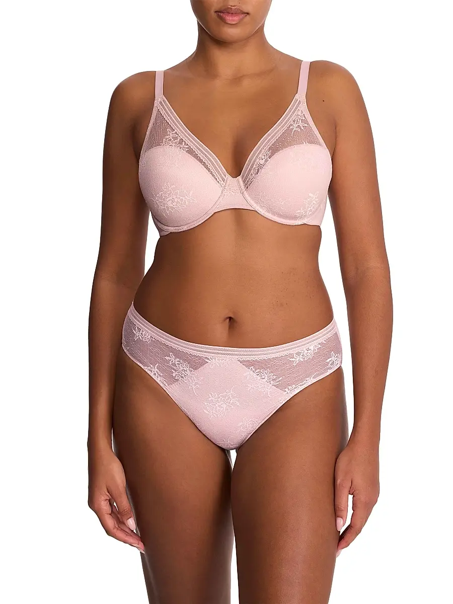 Natori Women's Love Lace Full Coverage Plunge T-Shirt Bra | Thumbnail 5 Natori Women's Love Lace Full Coverage Plunge T-Shirt Bra | Thumbnail 5