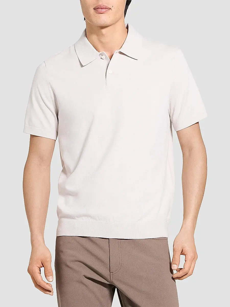 Theory Men's Soris Knit Polo Shirt | Thumbnail 3 Theory Men's Soris Knit Polo Shirt | Thumbnail 3