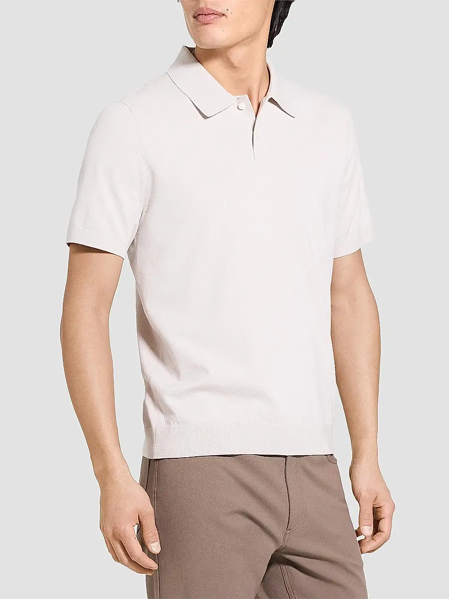 Theory Men's Soris Knit Polo Shirt | Thumbnail 4 Theory Men's Soris Knit Polo Shirt | Thumbnail 4
