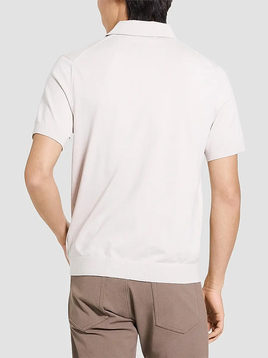 Theory Men's Soris Knit Polo Shirt | Thumbnail 5 Theory Men's Soris Knit Polo Shirt | Thumbnail 5