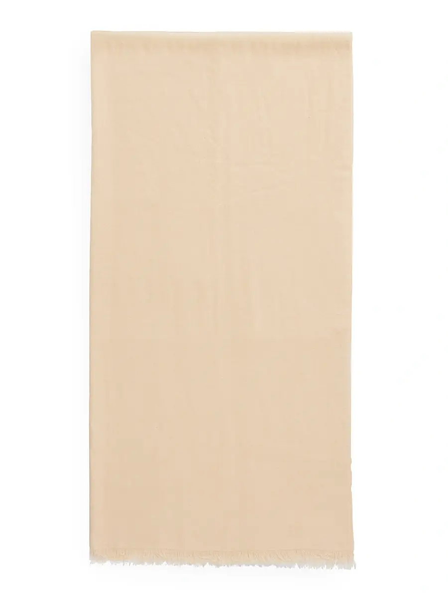 Sofia Cashmere Women's Lightweight Cashmere Scarf - Oat | Image 1 Sofia Cashmere Women's Lightweight Cashmere Scarf - Oat | Image 1