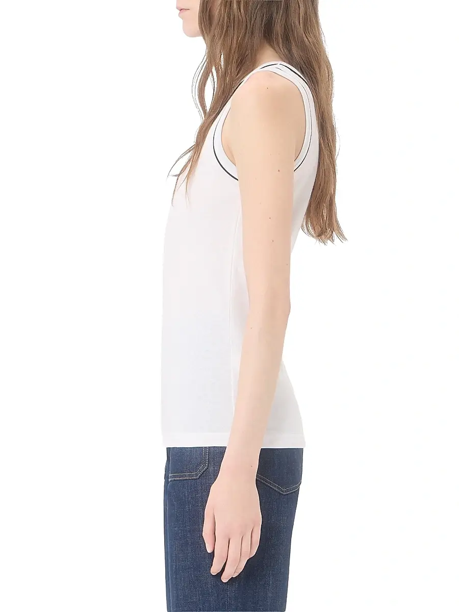 Valentino Women's Cotton Jersey Top | Thumbnail 4 Valentino Women's Cotton Jersey Top | Thumbnail 4
