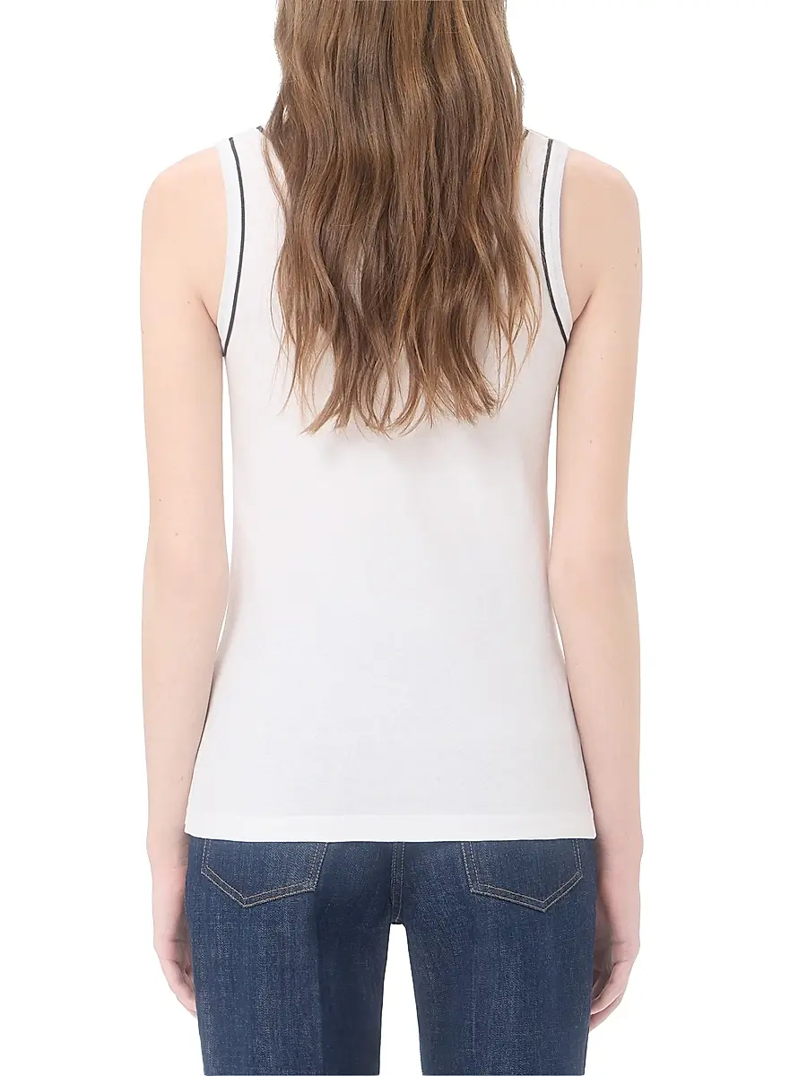 Valentino Women's Cotton Jersey Top | Thumbnail 5 Valentino Women's Cotton Jersey Top | Thumbnail 5