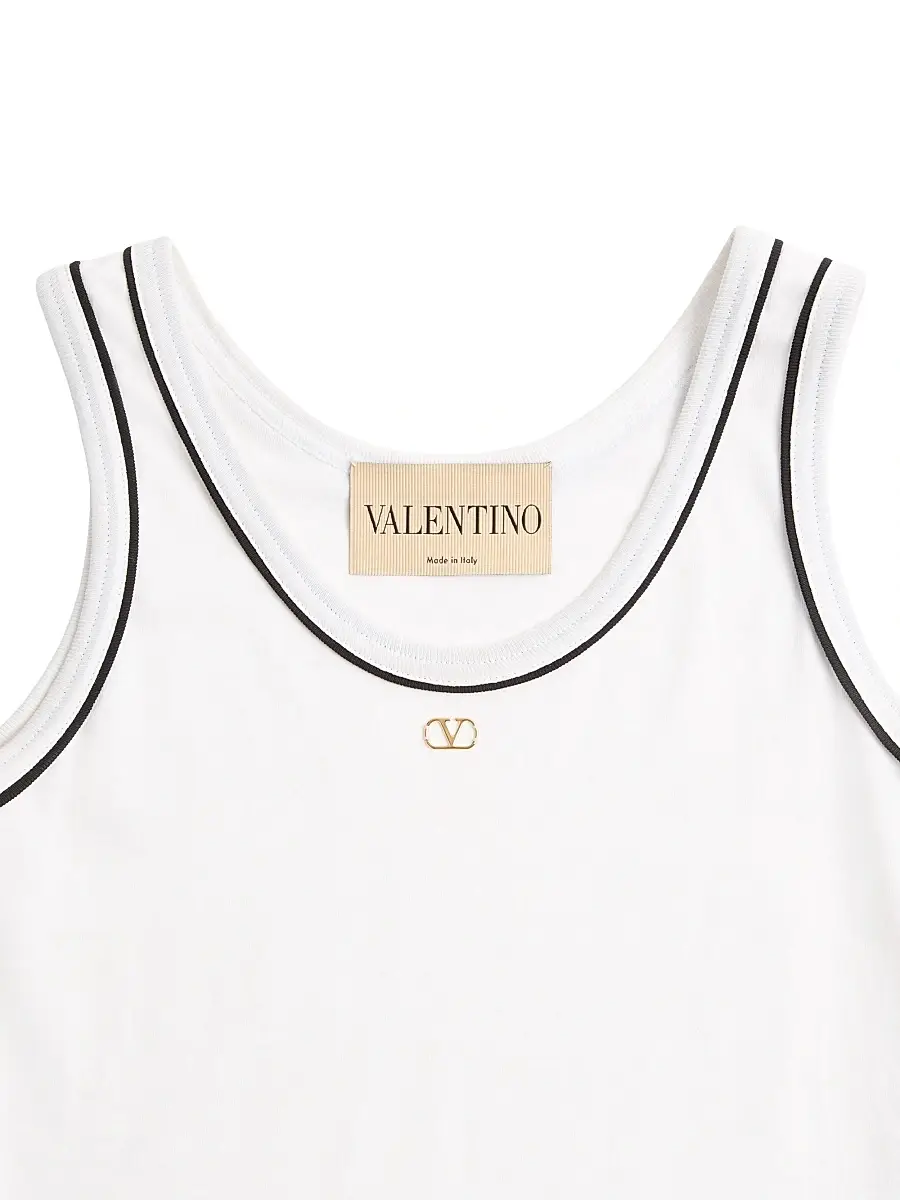 Valentino Women's Cotton Jersey Top | Thumbnail 7 Valentino Women's Cotton Jersey Top | Thumbnail 7