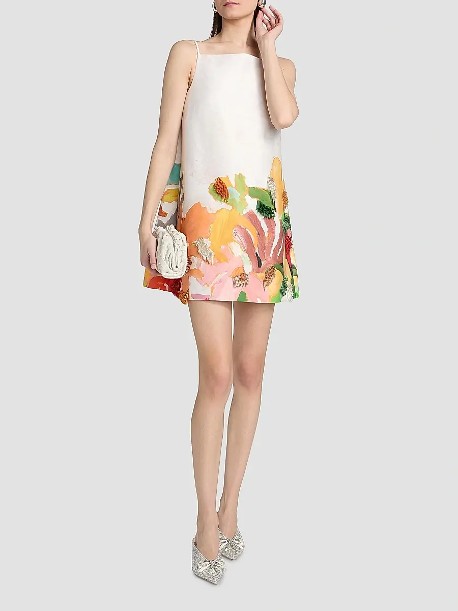 ACLER Women's Forever Young Java Bead-Embellished Printed Minidress | Thumbnail 2 ACLER Women's Forever Young Java Bead-Embellished Printed Minidress | Thumbnail 2