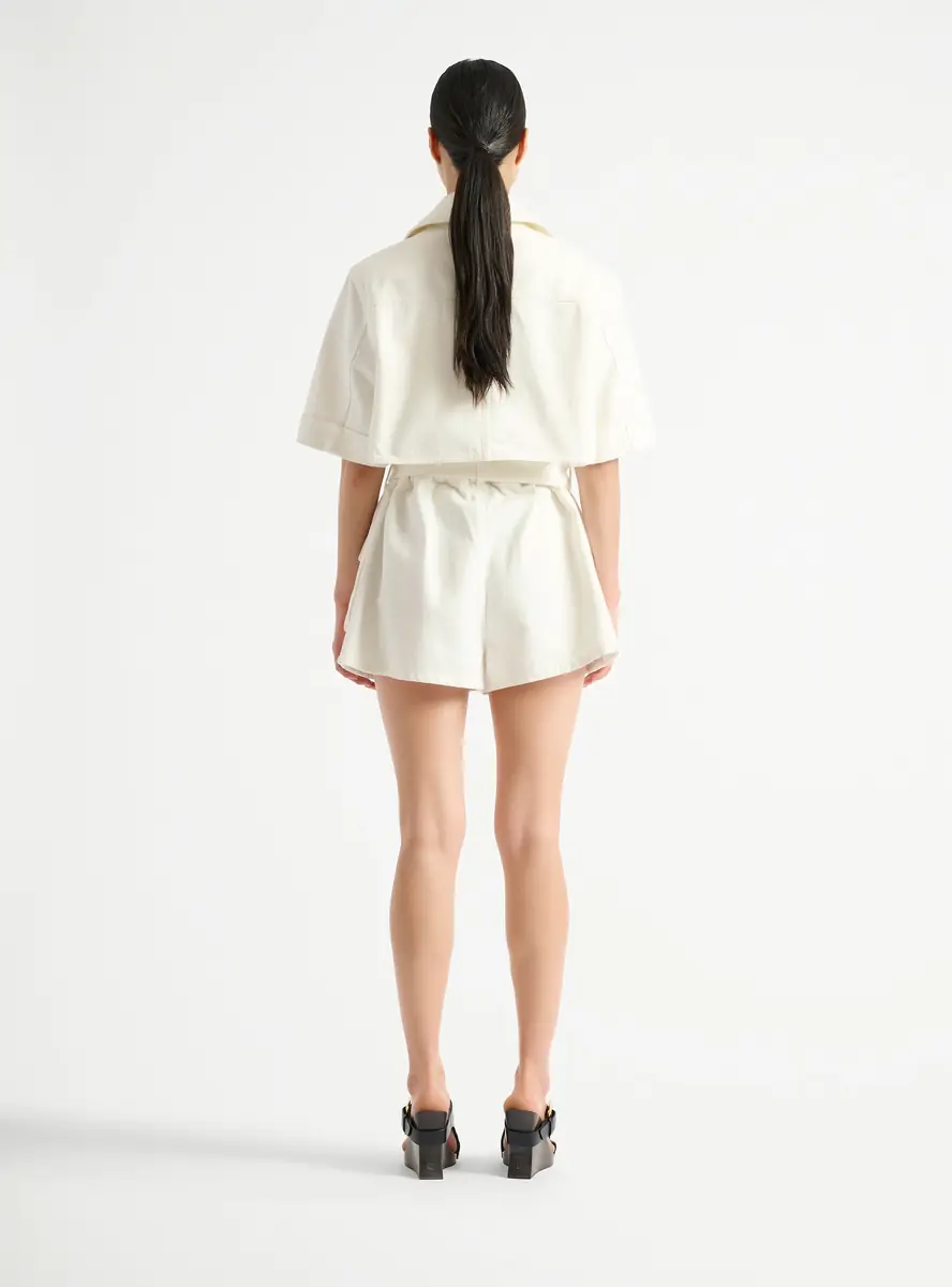 Balmain Belted denim playsuit | Thumbnail 3 Balmain Belted denim playsuit | Thumbnail 3