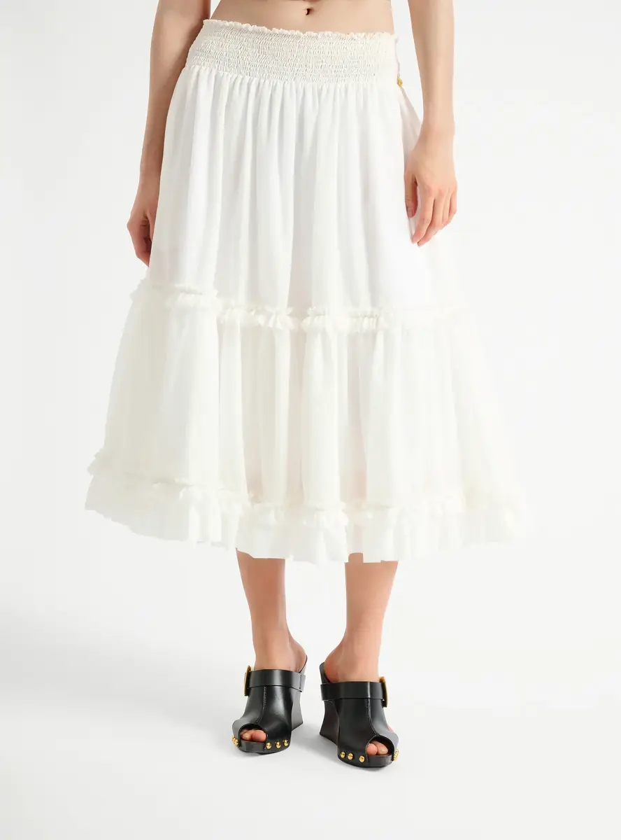 Balmain Long gathered skirt | Thumbnail 5 Balmain Long gathered skirt | Thumbnail 5