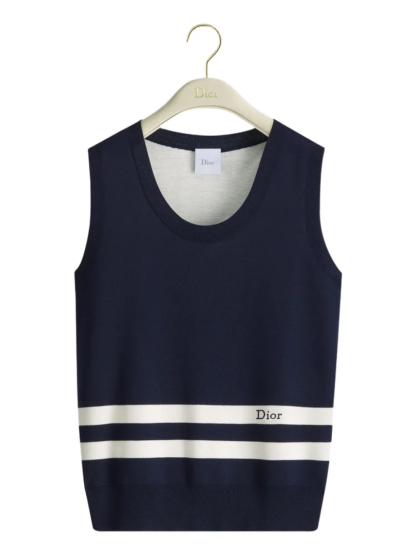 Dior Marinière Fitted Sweater Vest Dior Marinière Fitted Sweater Vest