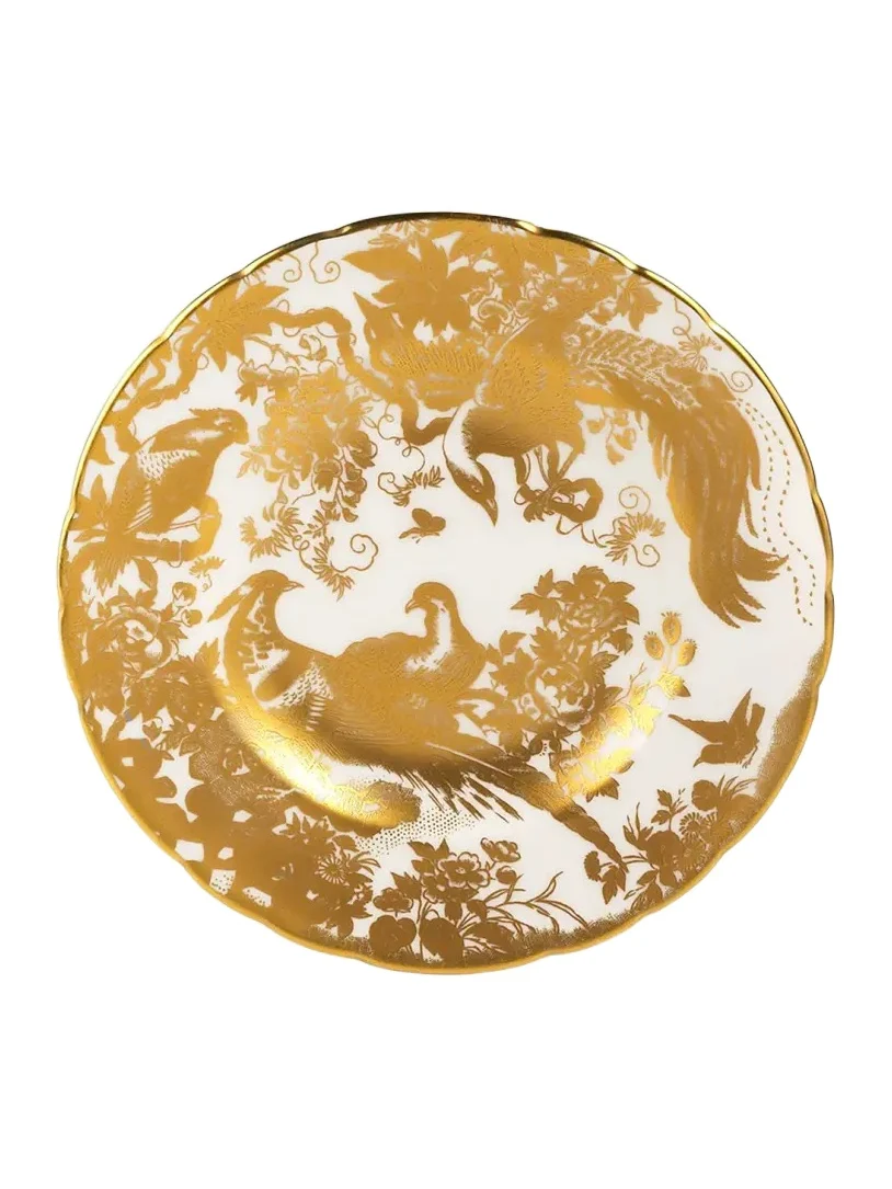 Royal Crown Derby Gold Aves Saucer
