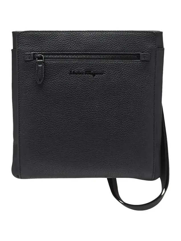 Men's Firenze Flat Leather Crossbody Bag Men's Firenze Flat Leather Crossbody Bag