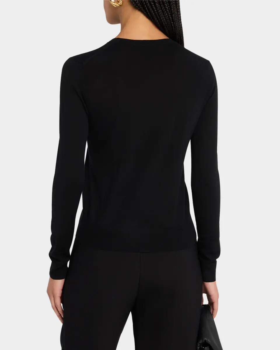 Theory Regal Merino Wool Knit Crewneck Top | Thumbnail 2