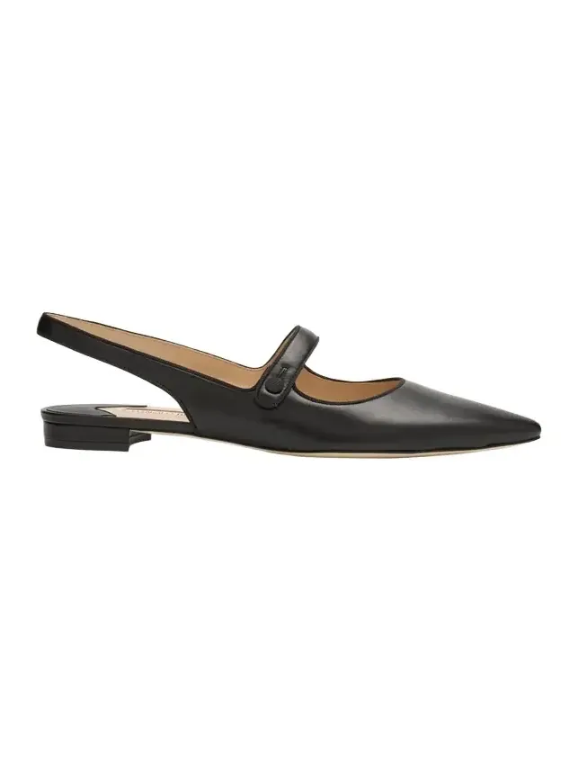 Campari Leather Mary Jane Slingback Flats Campari Leather Mary Jane Slingback Flats
