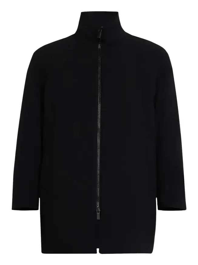 Giorgio Armani Men's Crepe Wool Topcoat