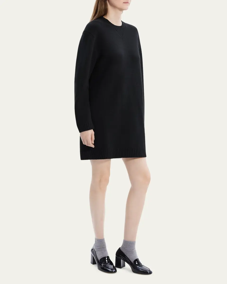 Theory Wool-Cashmere Sweater Dress | Thumbnail 4 Theory Wool-Cashmere Sweater Dress | Thumbnail 4
