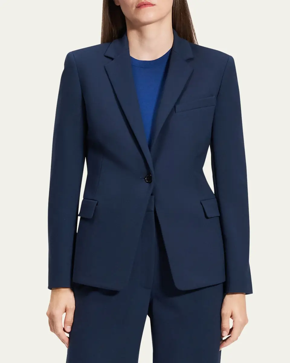Theory Ponte Slim-Fit Blazer | Thumbnail 4