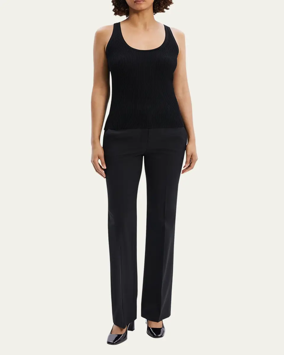Theory Scoop-Neck Ribbed Tank Top | Thumbnail 2