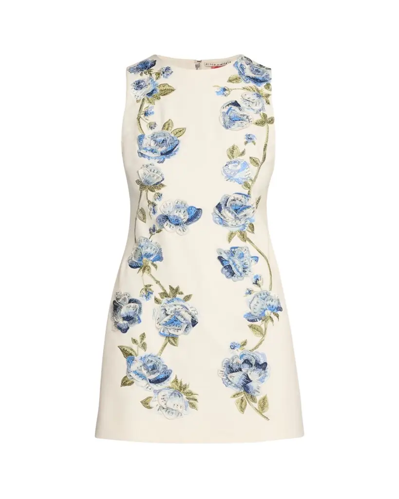 ALICE + OLIVIA Clyde Embellished Shift Dress | Image 1 ALICE + OLIVIA Clyde Embellished Shift Dress | Image 1