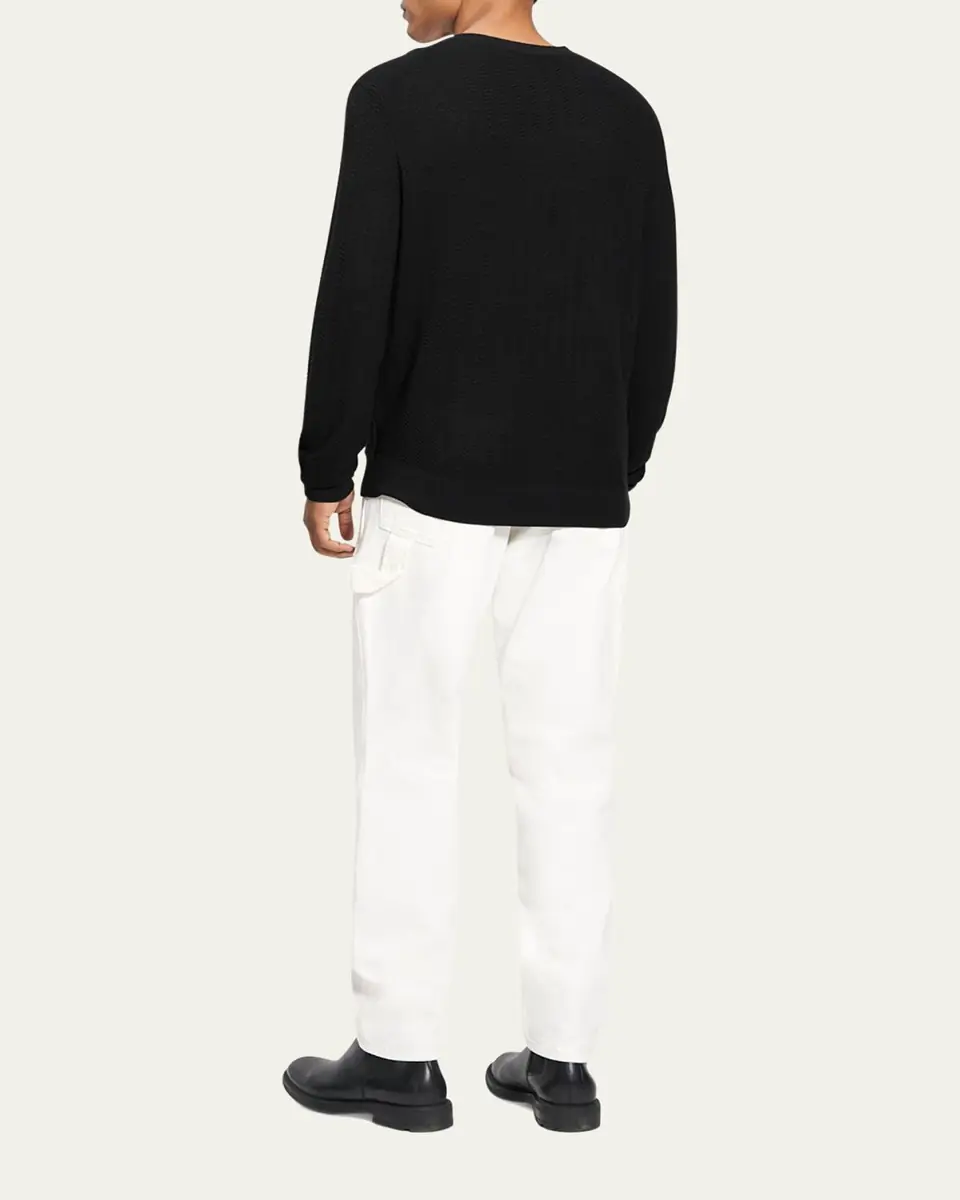 Theory Men's Merino Wool Crewneck Sweater | Thumbnail 3