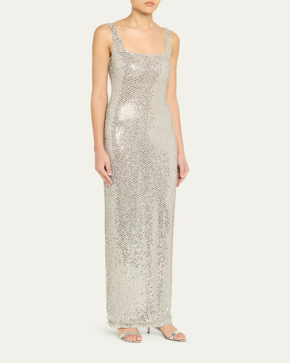 Retrofête Xiomara Sequined Dress | Thumbnail 4 Retrofête Xiomara Sequined Dress | Thumbnail 4