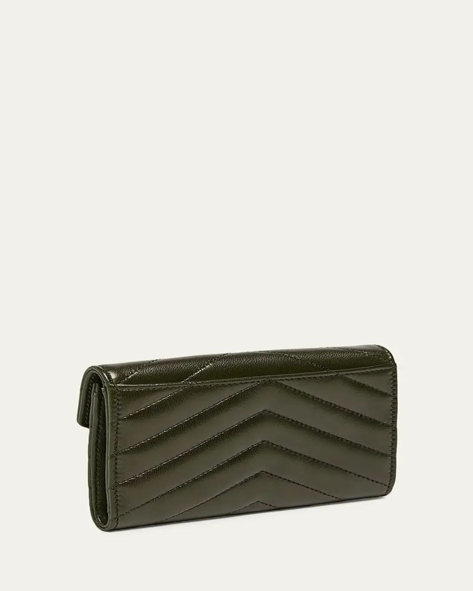 Saint Laurent YSL Monogram Small Flap Wallet in Smooth Leather | Thumbnail 7 Saint Laurent YSL Monogram Small Flap Wallet in Smooth Leather | Thumbnail 7
