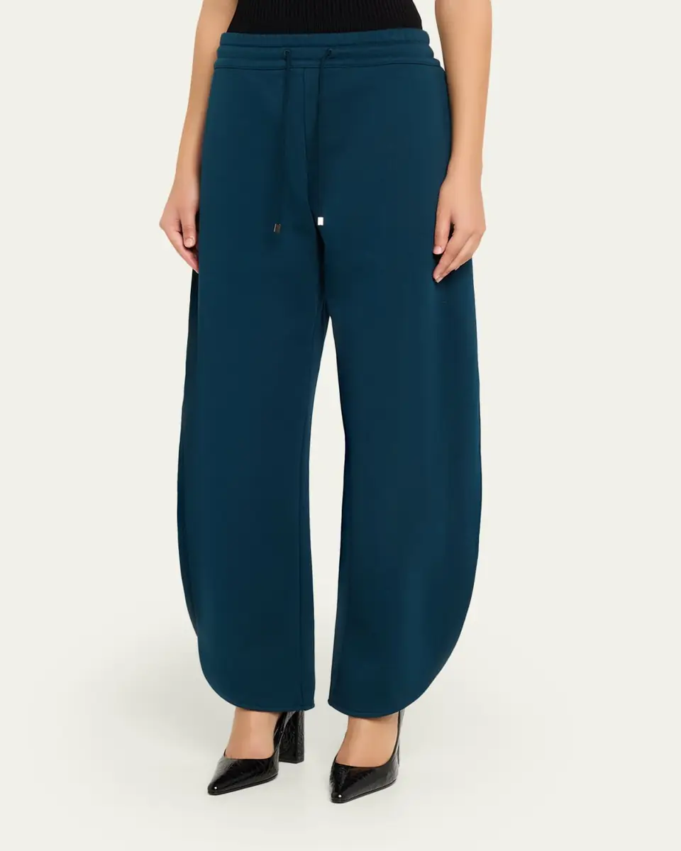 Alaïa High-Rise Wide-Leg Petal Joggers | Thumbnail 4 Alaïa High-Rise Wide-Leg Petal Joggers | Thumbnail 4