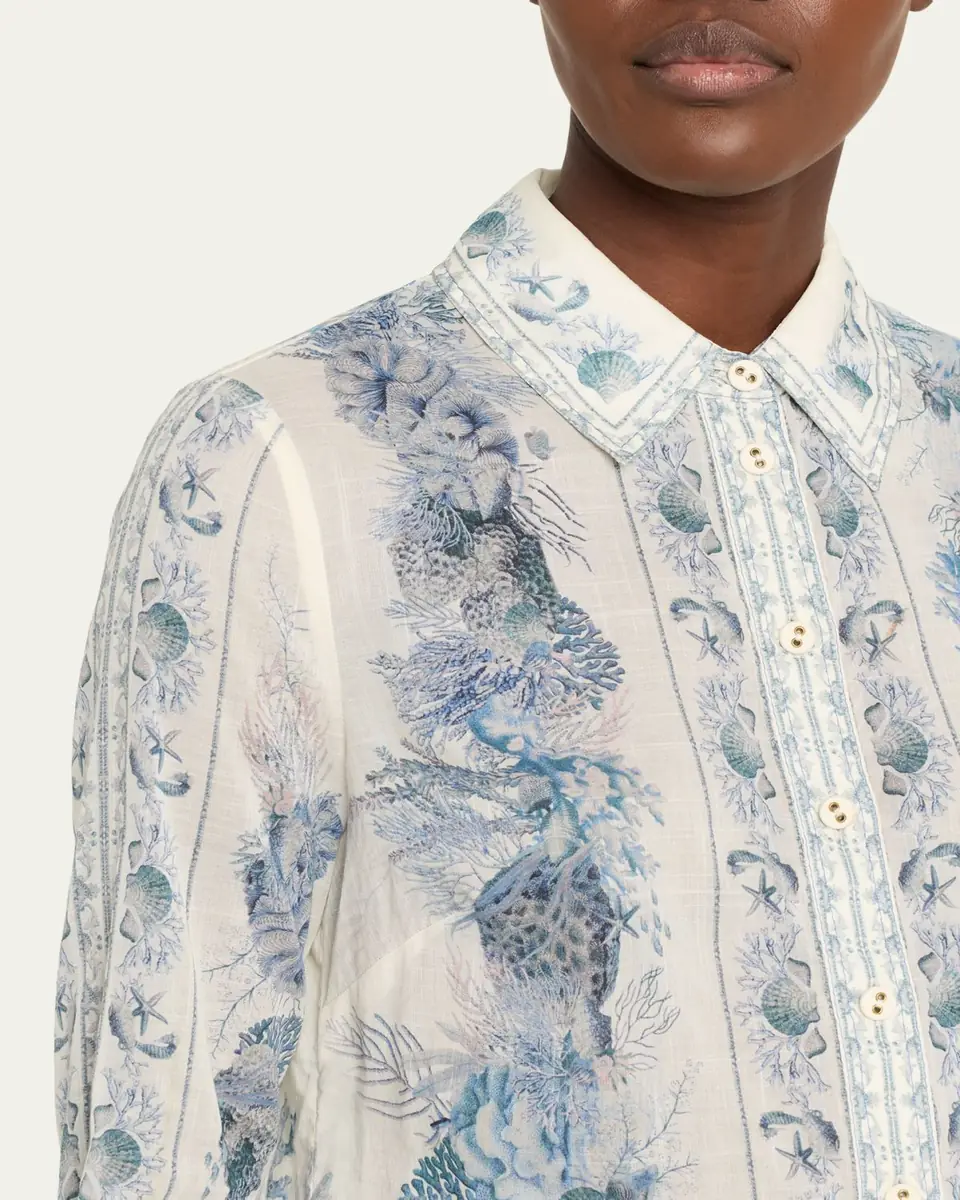 Zimmermann Wanderlust Long-Sleeve Blouse | Thumbnail 5 Zimmermann Wanderlust Long-Sleeve Blouse | Thumbnail 5