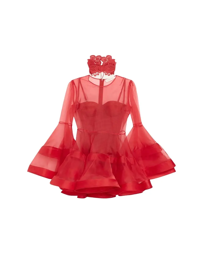 Zimmermann Rebellion Lantern Mini Dress | Image 1 Zimmermann Rebellion Lantern Mini Dress | Image 1
